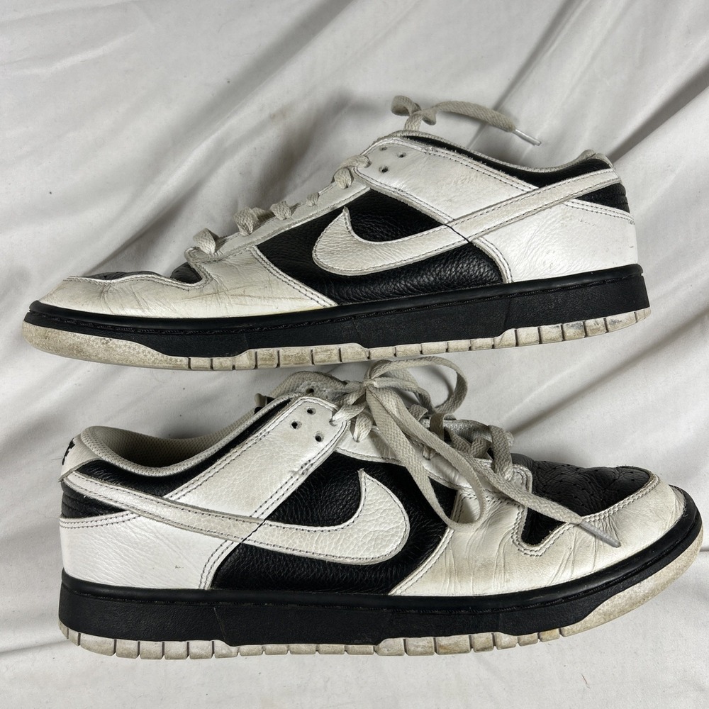 Nike Dunk Low Reverse Panda Size 12 White Black FD9064-011 Mens Sneakers
